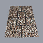 ギャラリービューアに画像を読み込みます。 Handmade Genuine Hairon Leather Cowhide Patchwork Carpets - Deszine Talks