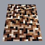 ギャラリービューアに画像を読み込みます。 Handmade Genuine Hairon Leather Cowhide Patchwork Carpets - Deszine Talks