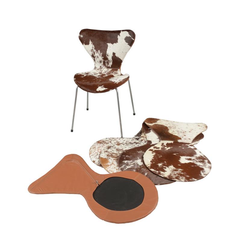 Hairon Leather covers for Arne Jacobsen's 3107/3207 chairs - Deszine Talks