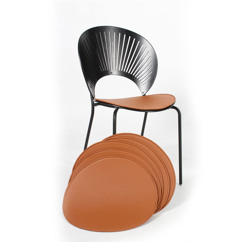 Leather six cushions for Nanna Ditzel's Trinidad chairs. (6) - Deszine Talks