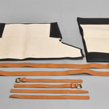 Leather replacement kit and leather straps for the safaristol chair in Tan Color