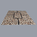 ギャラリービューアに画像を読み込みます。 Handmade Genuine Hairon Leather Cowhide Patchwork Carpets - Deszine Talks