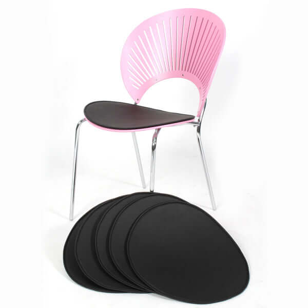 Leather six cushions for Nanna Ditzel's Trinidad chairs. (6) - Deszine Talks