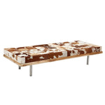 ギャラリービューアに画像を読み込みます。 Daybed in Multicolor leather with wooden frame and steel legs - Deszine Talks