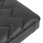 ギャラリービューアに画像を読み込みます。 Bench in black leather with wooden legs - Deszine Talks