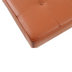 ギャラリービューアに画像を読み込みます。 Daybed, Tan-colored leather with steel legs - Deszine Talks