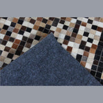 ギャラリービューアに画像を読み込みます。 Handmade Genuine Hairon Leather Cowhide Patchwork Carpets - Deszine Talks