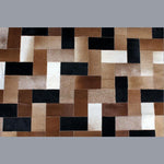 ギャラリービューアに画像を読み込みます。 Handmade Genuine Hairon Leather Cowhide Patchwork Carpets - Deszine Talks