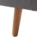 ギャラリービューアに画像を読み込みます。 Daybed in black leather with wooden legs - Deszine Talks