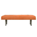 ギャラリービューアに画像を読み込みます。 Upholstery Leather Bench, Cognac color - Deszine Talks