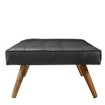 ギャラリービューアに画像を読み込みます。 Daybed in black leather with wooden legs - Deszine Talks