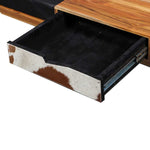 ギャラリービューアに画像を読み込みます。 Bench / hall furniture with leather cushion and steel legs - Deszine Talks