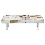 ギャラリービューアに画像を読み込みます。 Bench in Cowhide Multi Color with Steel Legs - Deszine Talks