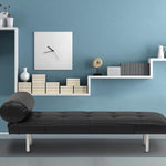 ギャラリービューアに画像を読み込みます。 Bench with steel legs cushion square pattern - Deszine Talks