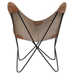 ギャラリービューアに画像を読み込みます。 Butterfly Chair with Black Leather Seat - Deszine Talks