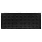 ギャラリービューアに画像を読み込みます。 Daybed in buttoned black leather with massive oblique legs - Deszine Talks