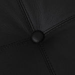 ギャラリービューアに画像を読み込みます。 Daybed in buttoned black leather with massive oblique legs - Deszine Talks