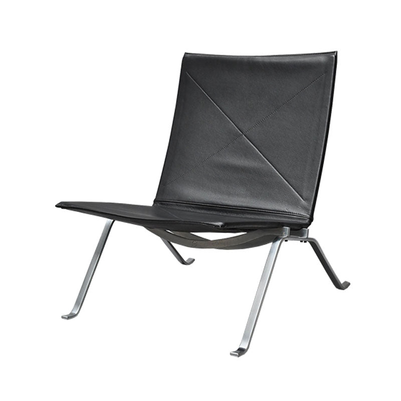 Poul Kjærholm’s PK22 Recliner: Upgrade with Luxurious Black Leather Upholstery