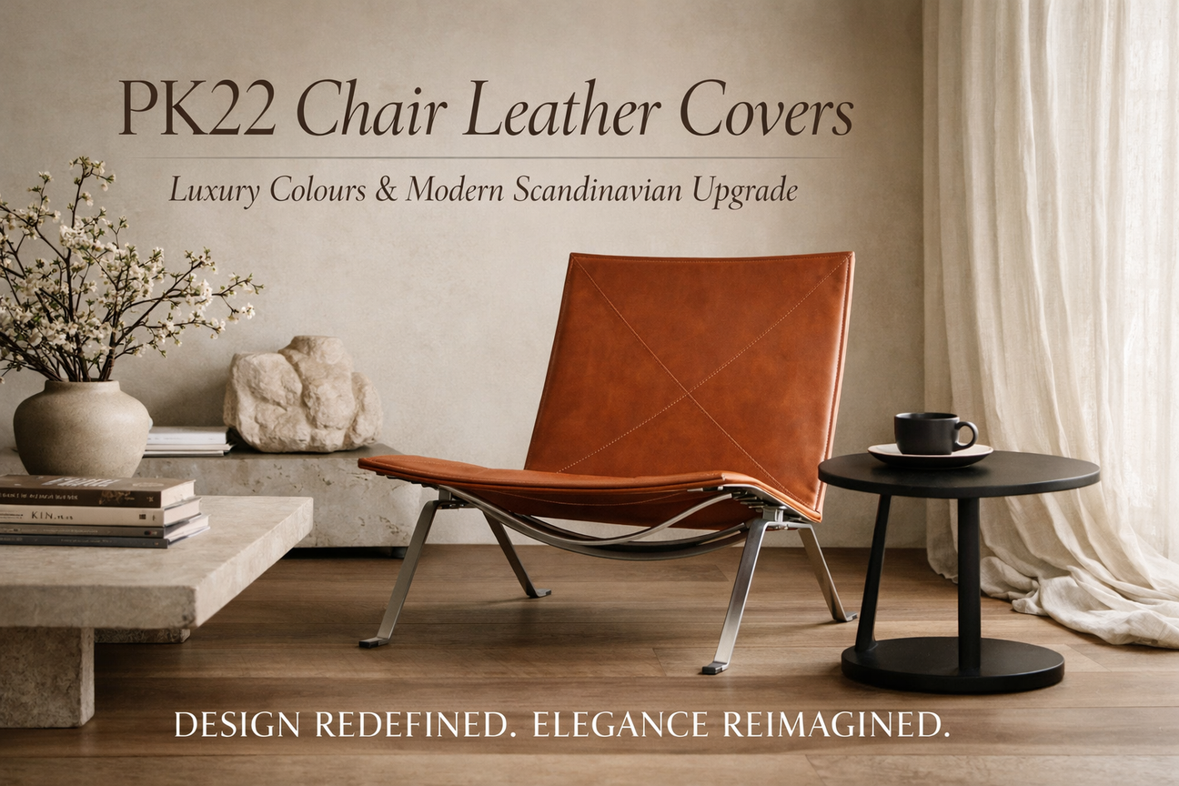 PK22 Chair Leather Covers: The Modern Scandinavian Upgrade in Luxury Colours & Materials