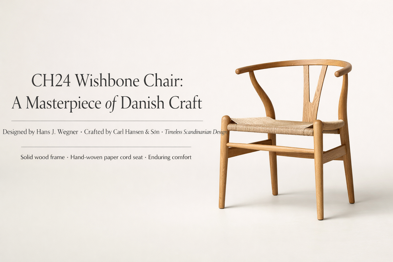 CH24 Wishbone Chair: Timeless Scandinavian Craftsmanship and Modern Living