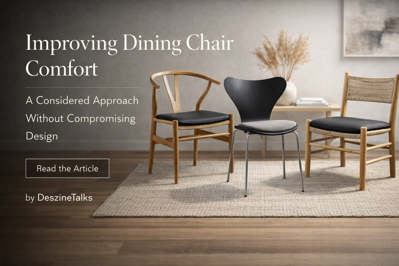 Improving Dining Chair Comfort: A Considered Approach Without Compromising Design