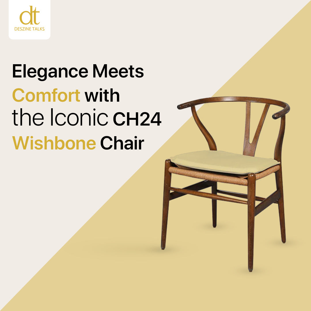 Elegance Meets Comfort with the Iconic CH24 Wishbone Chair