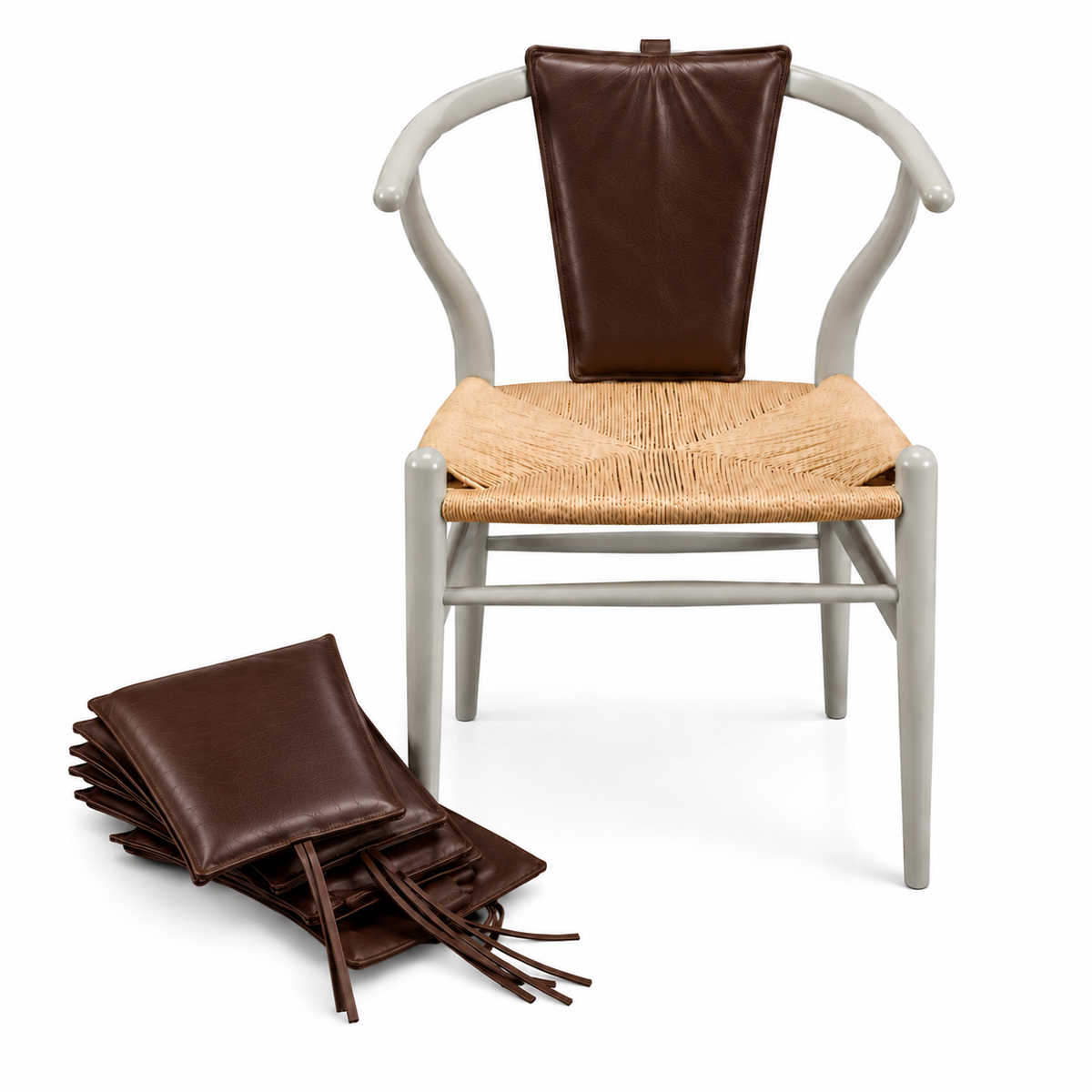 Ryghynde til Hans J. Wegner CH24 Wishbone Y-stol | Sæt af 6