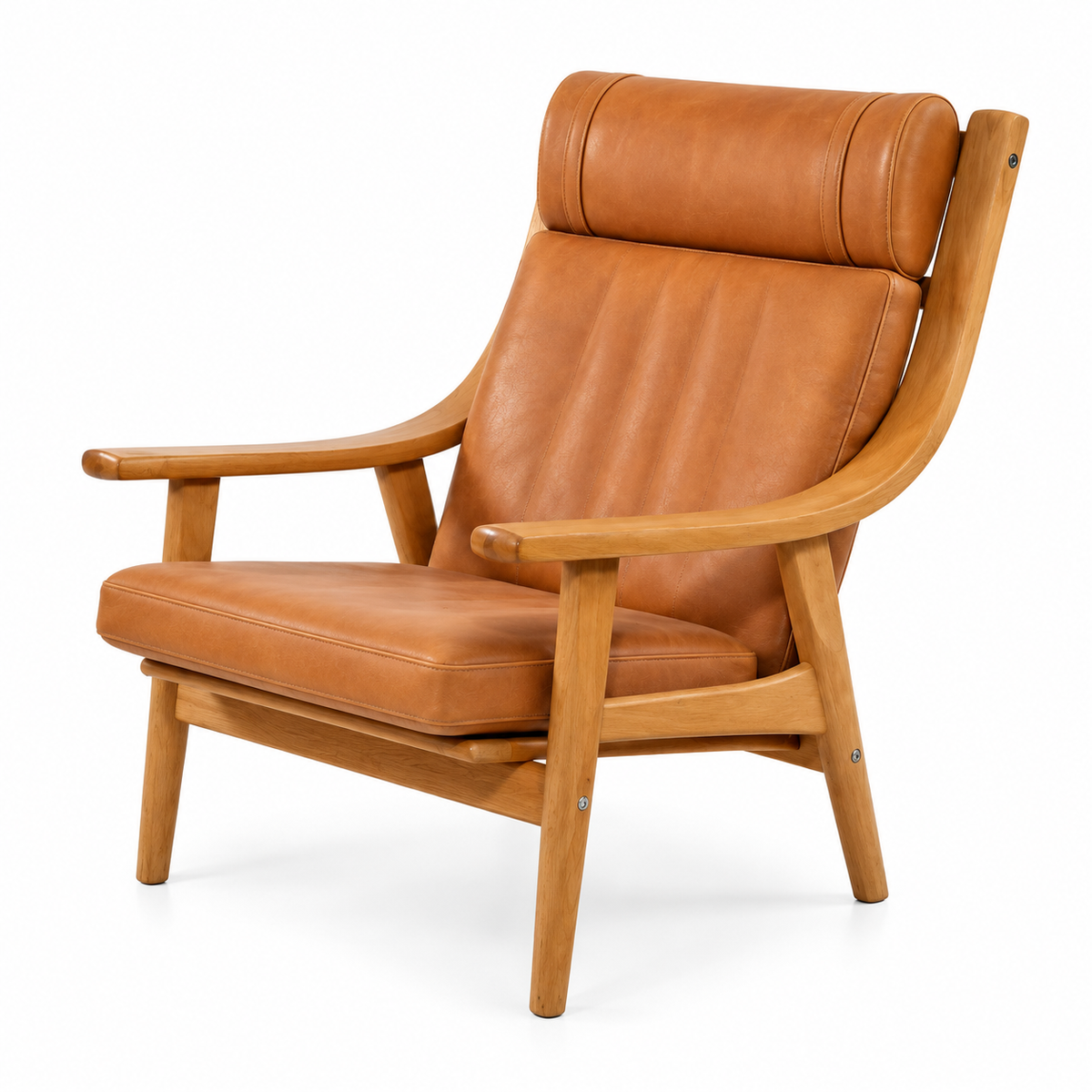 Læderhyndesæt til GE 530 1-personers lænestol | Hans J. Wegner