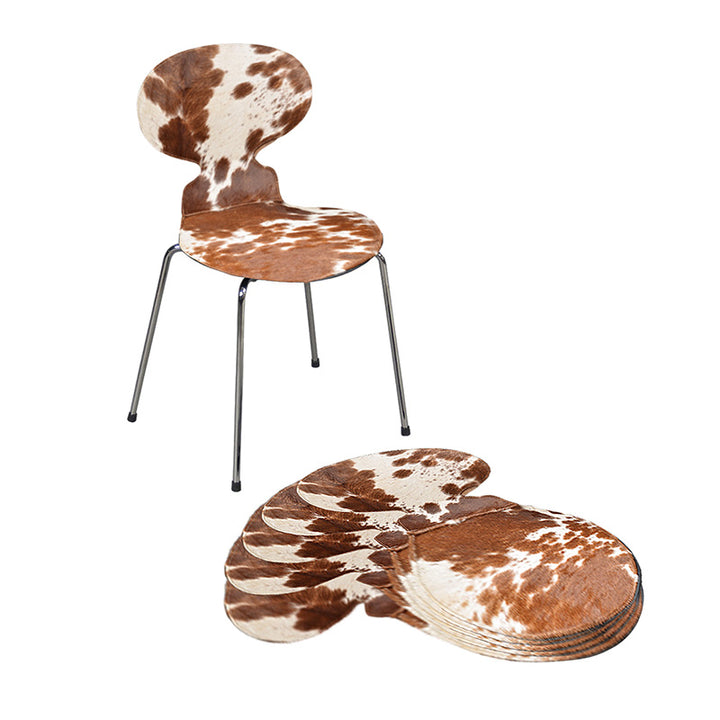 Hairon Leather Six Chair Covers for Arne Jacobsen's Ant chairs 3101 - Deszine Talks