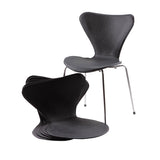 Leather covers for Arne Jacobsen's 3107/3207 chairs