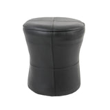 Leather upholstery full cover stool - Deszine Talks