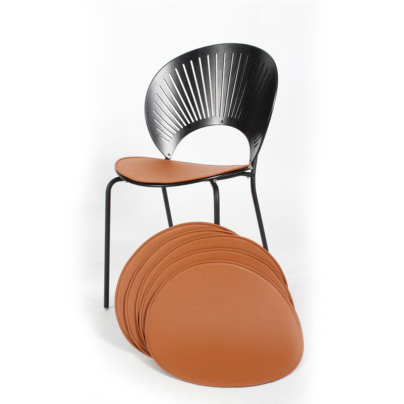 Leather six cushions for Nanna Ditzel's Trinidad chairs. (6) - Deszine Talks