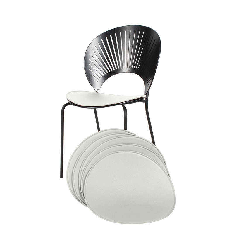 Leather six cushions for Nanna Ditzel's Trinidad chairs. (6) - Deszine Talks