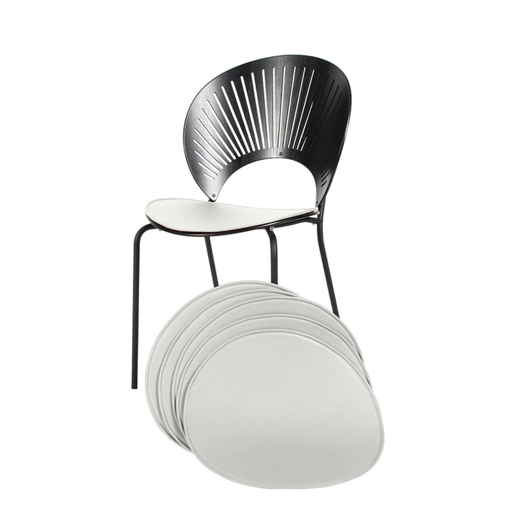 Leather six cushions for Nanna Ditzel's Trinidad chairs. (6) - Deszine Talks