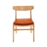 Pillow kit for Hans J. Wegner's CH23 chair. Black leather (6)