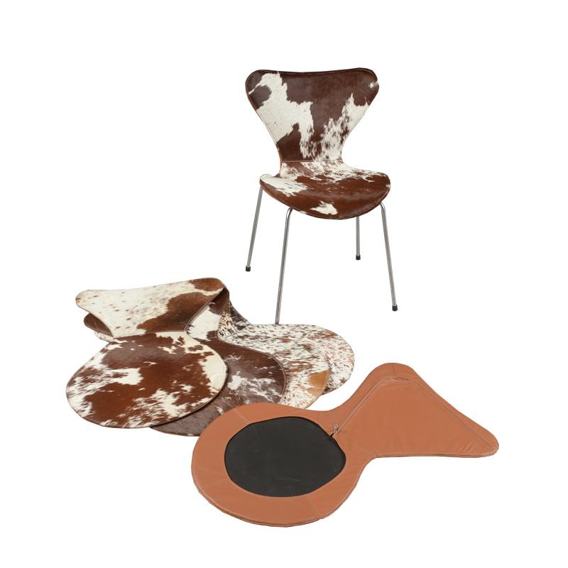 Hairon Leather covers for Arne Jacobsen's 3107/3207 chairs - Deszine Talks
