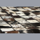 Handmade Genuine Hairon Leather Cowhide Patchwork Carpets - Deszine Talks