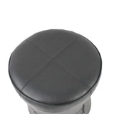 Leather upholstery full cover stool - Deszine Talks