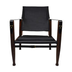 Load image into Gallery viewer, Leather cushion for Safari Stol Chair in Black Color - Deszine Talks
