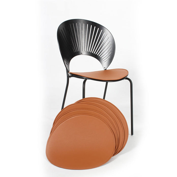 Leather six cushions for Nanna Ditzel's Trinidad chairs. (6) - Deszine Talks
