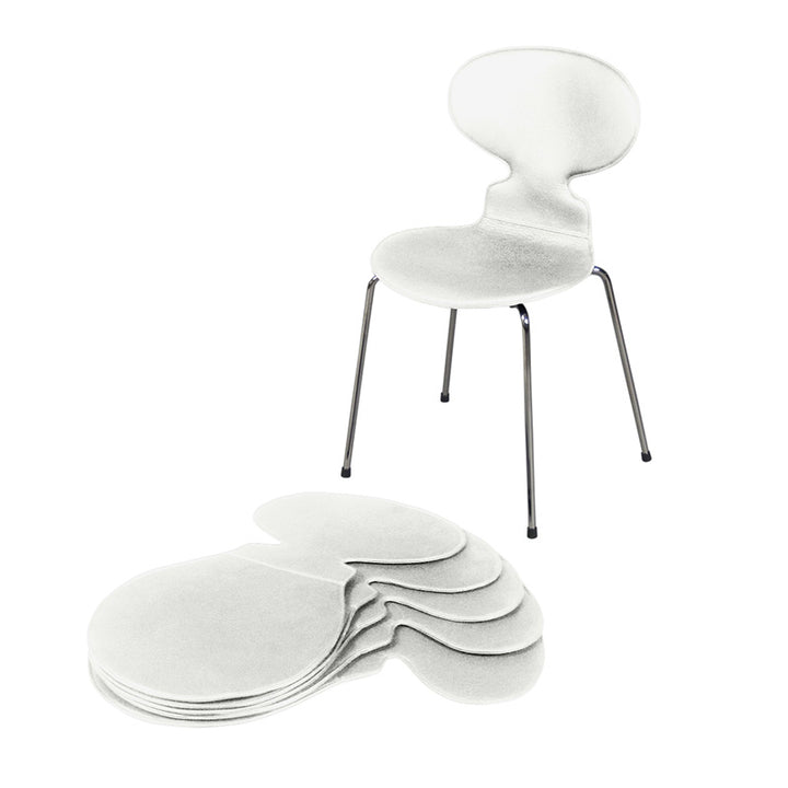 Leather Six Chair Covers for Arne Jacobsen's Ant chairs 3101 - Deszine Talks