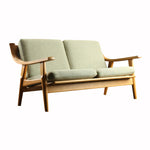 Load image into Gallery viewer, Leather Cushion Set for GE 530 - 2 Seater Chair - Deszine Talks
