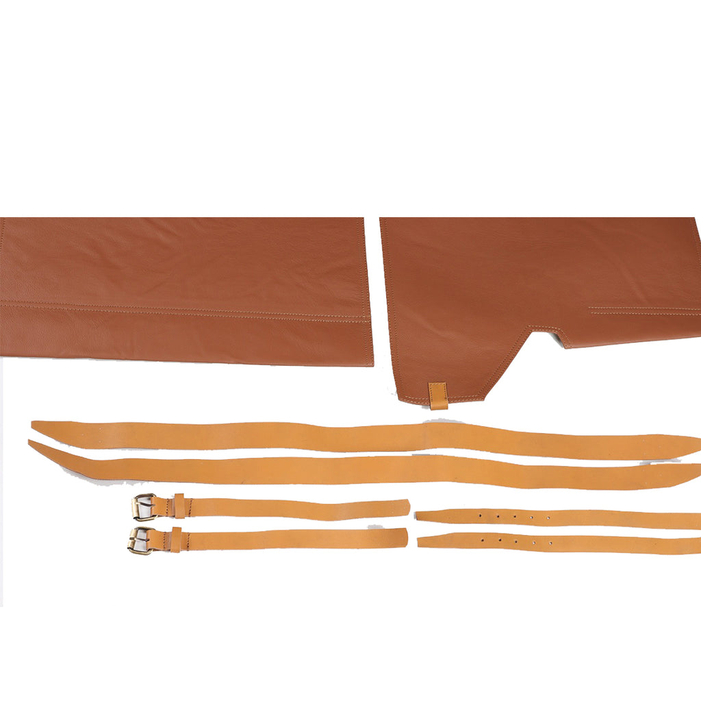 Leather replacement kit and leather straps for the safaristol chair