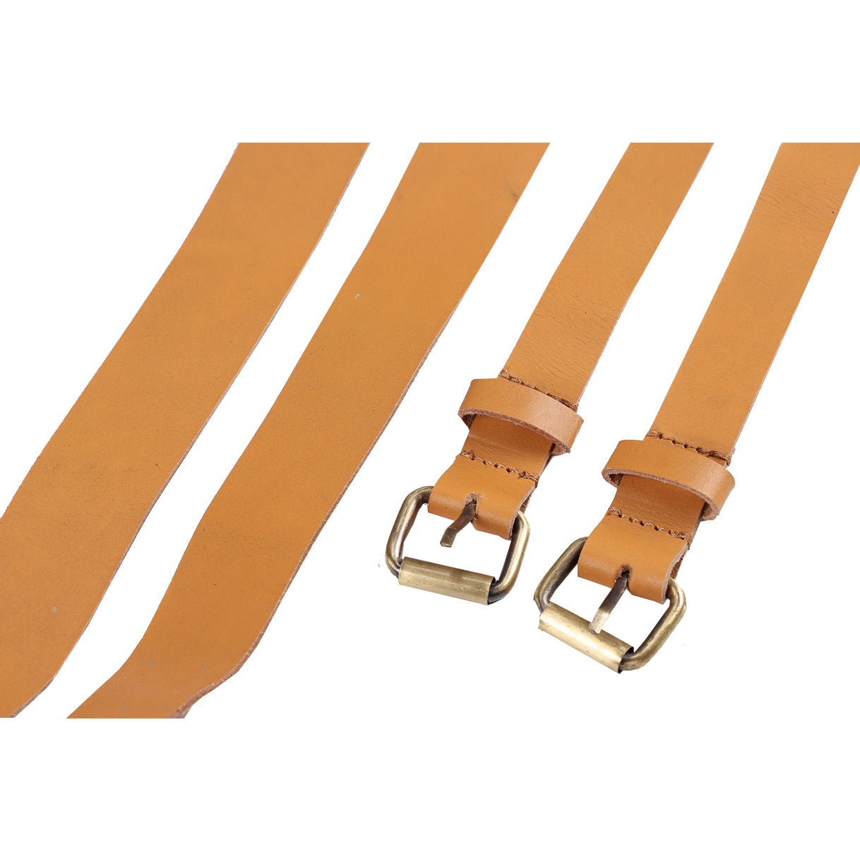 Leather replacement kit with cushion and leather straps in Tan Color for the safaristol chair - Deszine Talks