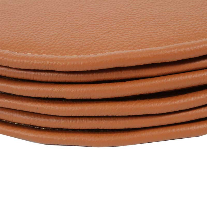 Leather six cushions for Nanna Ditzel's Trinidad chairs. (6) - Deszine Talks