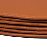 Leather Six cushions for Arne Jacobsen's Astole model 3107/3207 (7éren)