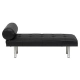 Bench with steel legs cushion square pattern - Deszine Talks