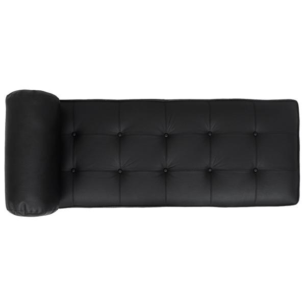 Bench with steel legs cushion square pattern - Deszine Talks