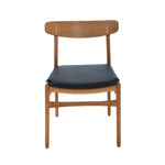 Load image into Gallery viewer, Pillow kit for Hans J. Wegner&#39;s CH23 chair. Black leather (6) - Deszine Talks
