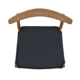 Pillow kit for Hans J. Wegner's CH23 chair. Black leather (6)